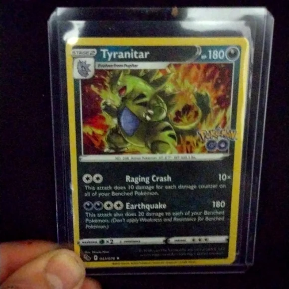 tyranitar pokemon go card Amazon.com: Tyranitar 095/159 – Journey Together – Pokemon 2 Card Lot :  Toys & Games